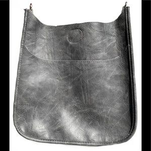 ah-dorned Classic Faux Leather messenger- NO STRAP